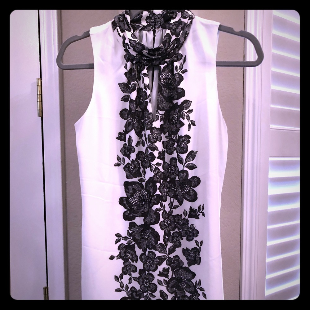 WHBM keyhole blouse.